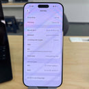 iPhone 16 Pro Max 256GB Black Titanium 98% pin 100% Quốc Tế Apple (Xước it - esim,LL/A) - HH8411