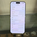 iPhone 16 Pro Max 256GB White Titanium 98% pin 93% Quốc Tế Apple (Có xước - Esim,LL/A) - HH0580