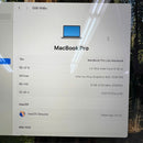 Macbook Pro 2019 13.3လက်မ မီးခိုးရောင် Intel Core i7/RAM 16GB/SSD 256GB 97% ဘက်ထရီ 100% BPTA (အစားထိုး ဘက်ထရီ၊ ခြစ်ရာများ၊ နက်ရှဲလ်) 