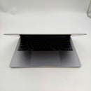 Macbook Pro 2019 13.3လက်မ မီးခိုးရောင် Intel Core i7/RAM 16GB/SSD 256GB 97% ဘက်ထရီ 100% BPTA (အစားထိုး ဘက်ထရီ၊ ခြစ်ရာများ၊ နက်ရှဲလ်) 