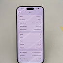 iPhone 15 Pro Max 256GB White Titanium 98% pin 100% Quốc Tế Apple (Đã thay pin - Có xước - đốm 0,5x) - HH5343