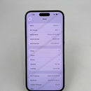 iPhone 14 Pro Max 256GB Deep Purple 98% pin 100% Quốc Tế Apple (Đã thay pin - Có xước - đốm 0,5x) - HH8727