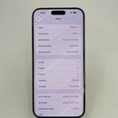 iPhone 15 Pro Max 256GB White Titanium 98% pin 100% Máy đã trả hết tiền mạng dùng như Quốc tế Apple (Đã thay pin - Có xước - đốm 0,5x) - HH0392
