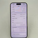 iPhone 15 Pro Max 256GB White Titanium 98% pin 100% Máy đã trả hết tiền mạng dùng như Quốc tế Apple (Đã thay pin - Có xước - đốm 0,5x) - HH0392