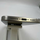 iPhone 15 Pro Max 256GB White Titanium 98% pin 100% Máy đã trả hết tiền mạng dùng như Quốc tế Apple (Đã thay pin - Có xước - đốm 0,5x) - HH0392