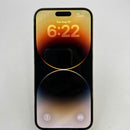 iPhone 14 Pro Max 256GB Gold 98% pin 100% Máy đã trả hết tiền mạng dùng như Quốc tế Apple (Đã thay pin - Có xước - đốm 3x) - HH1342