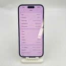 iPhone 14 Pro Max 256GB Deep Purple 98% pin 100% Quốc Tế Apple bản Mỹ (Đã thay pin - Có xước - Esim-đốm 3x) - HH8779