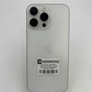 iPhone 16 Pro Max 256GB White Titanium 98% pin 89% Quốc Tế Apple bản Mỹ (Có xước - Esim - bụi camera - đã thay kính lưng) - HH3656