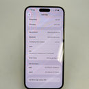 iPhone 14 Pro Max 128GB ခရမ်းရောင် 98% ဘက်ထရီ 85% Apple International (ခြစ်ရာအစွန်းများ) - HH8952 