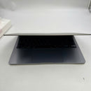 Macbook Air 2022 13.6လက်မ မီးခိုးရောင် M2/ RAM 8GB/ SSD 256GB ဘက်ထရီ 94% BPTA 115 ကြိမ် အားသွင်း 