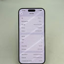 iPhone 15 Pro Max 512GB သဘာဝ 98% ဘက်ထရီ 86% နိုင်ငံတကာ Apple - HH3638 