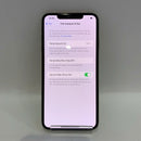 iPhone XS Max 256GB အဖြူရောင် 98% ဘက္ထရီ 100% စက်ပစ္စည်းသည် ကွန်ရက်အခကြေးငွေအားလုံးကို ပေးဆောင်ထားပြီး Apple International (အစားထိုး ဘက်ထရီ၊ 1 ကွက်၊ အစွန်းများပေါ်တွင် ခြစ်ရာများစွာ) - HH9059 