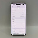 iPhone 15 Pro Max 512GB သဘာဝ 98% ဘက်ထရီ 86% နိုင်ငံတကာ Apple - HH3638 