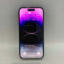 iPhone 14 Pro 128GB ခရမ်းရောင် 98% ဘက္ထရီ 100% စက်ပစ္စည်းသည် ကွန်ရက်အခကြေးငွေအားလုံးကို ပေးချေပြီး Apple International (အစားထိုး ဘက်ထရီ၊ 3x အစက်များ) ကဲ့သို့ အသုံးပြုထားသည် - HH5411 