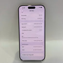 iPhone 16 Pro Max 512GB သဘာဝ 98% ဘက်ထရီ 92% နိုင်ငံတကာ Apple - HH1497 