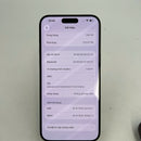 iPhone 15 Pro Max 512GB သဘာဝ 98% ဘက်ထရီ 86% နိုင်ငံတကာ Apple - HH3638 