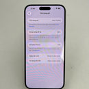 iPhone 15 Pro Max 512GB သဘာဝ 98% ဘက်ထရီ 86% နိုင်ငံတကာ Apple - HH3638 