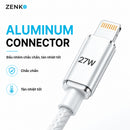 30W 1M Type-C to Lightning အမြန်အားသွင်းကြိုး Gerlax GD-63L 