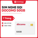 Docomo 50GB Calling Sim I 7 လ (ဇွန် 2026)
