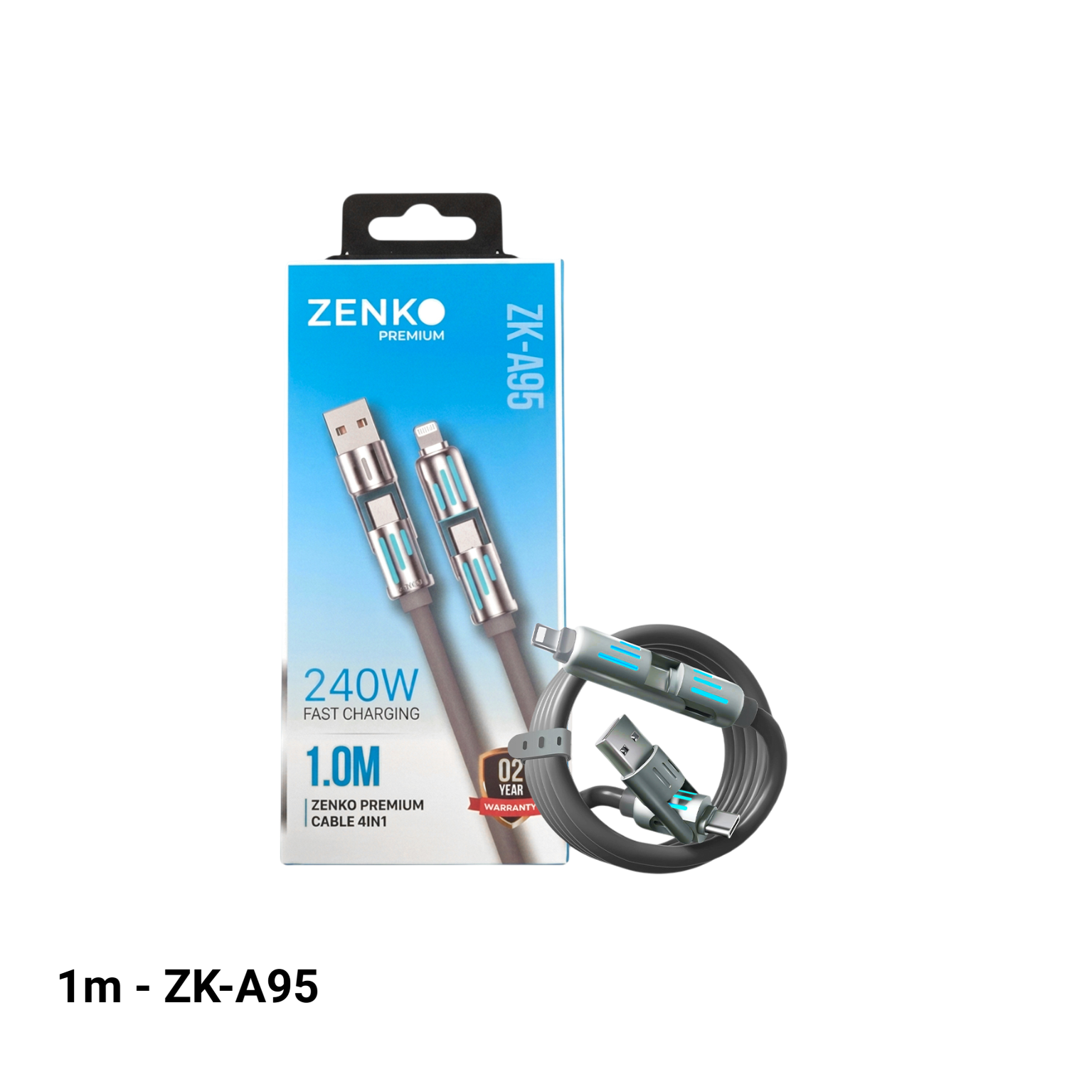 30W 1M Type-C to Lightning အမြန်အားသွင်းကြိုး Gerlax GD-63L 