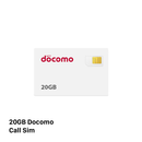 Docomo 20GB Calling Sim I 7 လ (06/2026)