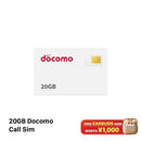Docomo 20GB Calling Sim I 12 လ (11/2026)