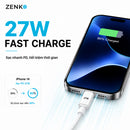30W 1M Type-C to Lightning အမြန်အားသွင်းကြိုး Gerlax GD-63L 