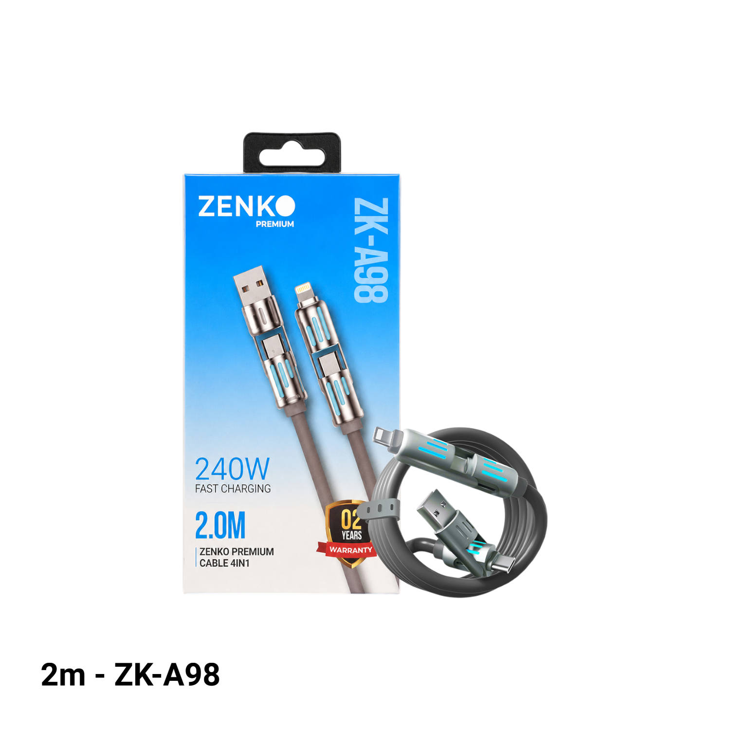 30W 1M Type-C to Lightning အမြန်အားသွင်းကြိုး Gerlax GD-63L 