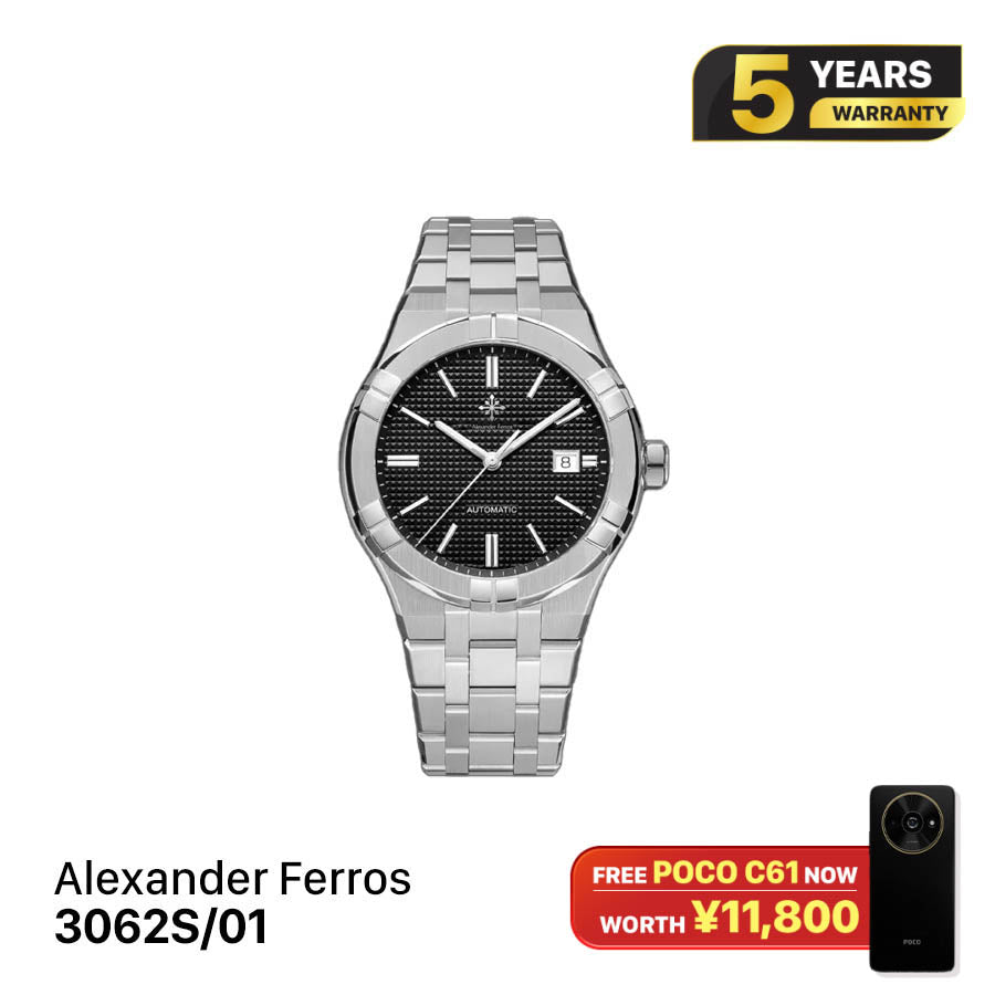 Alexander Ferros Modern Heritage 3062 အမျိုးသားသုံး စက်ပိုင်းဆိုင်ရာနာရီ