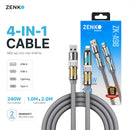 30W 1M Type-C to Lightning အမြန်အားသွင်းကြိုး Gerlax GD-63L 