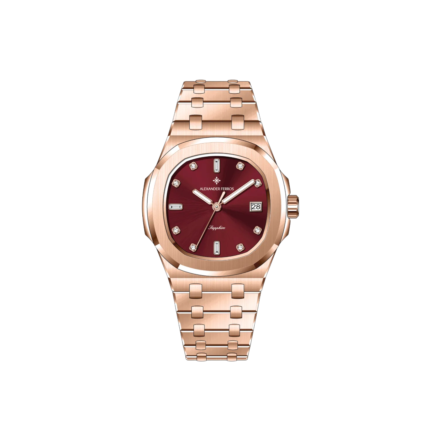 Alexander Ferros Nautilus 6152R အမျိုးသမီး ကွာ့ဇ်နာရီ
