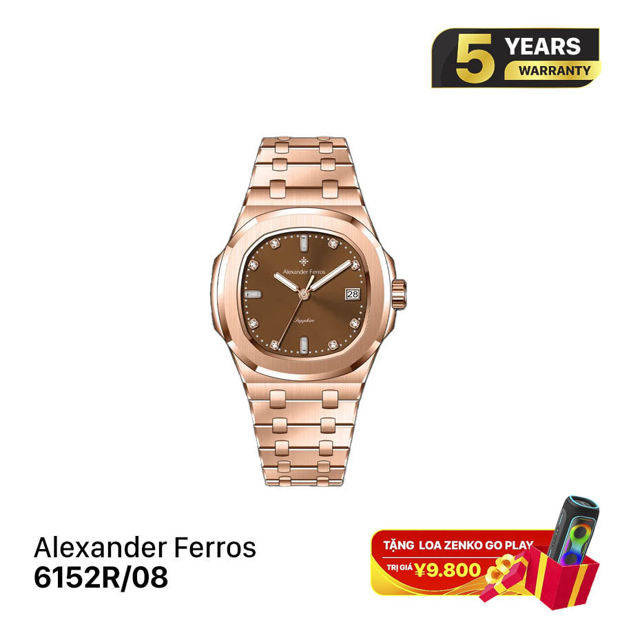 Alexander Ferros Nautilus 6152R အမျိုးသမီး ကွာ့ဇ်နာရီ