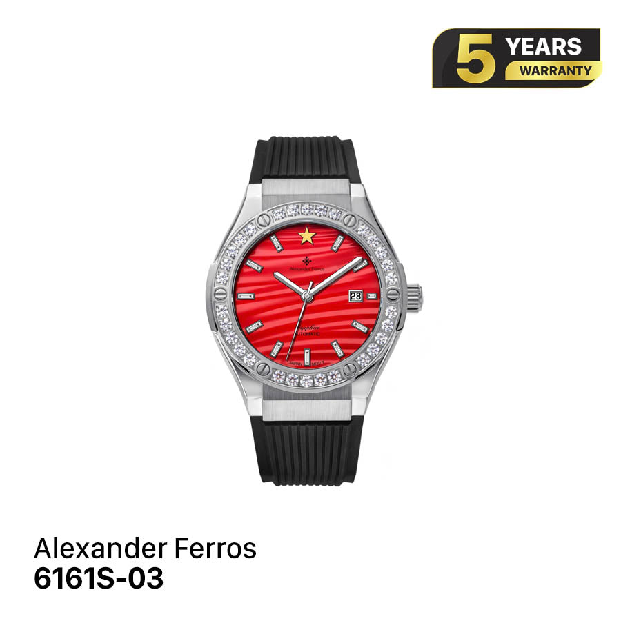အမျိုးသားသုံး စက်ပိုင်းဆိုင်ရာနာရီ Alexander Ferros 6162S-DCS-03