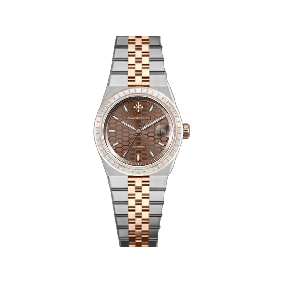 Đồng hồ cơ nam Alexander Ferros Datejust 8181