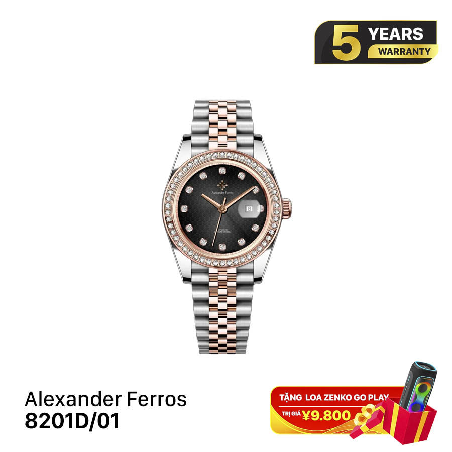 Alexander Ferros Datejust 8201D အမျိုးသမီးစက်ပိုင်းဆိုင်ရာနာရီ
