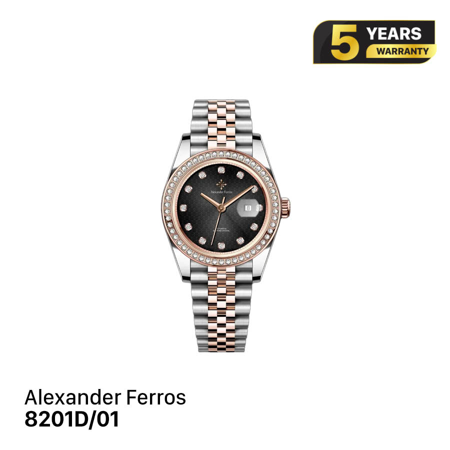 Alexander Ferros Datejust 8201D အမျိုးသမီးစက်ပိုင်းဆိုင်ရာနာရီ