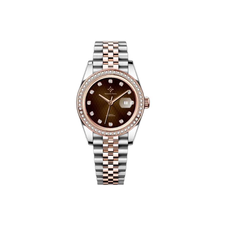 Đồng hồ cơ nữ Alexander Ferros Datejust 8201D