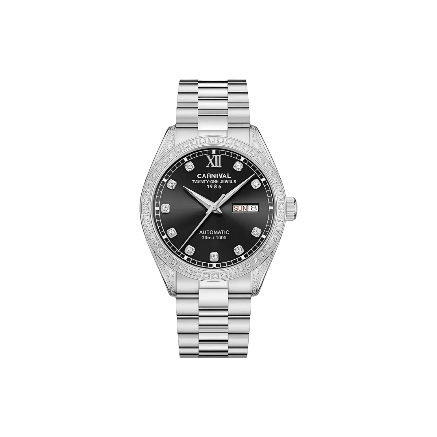 Carnival 8907G-VH-D စက်ပိုင်းဆိုင်ရာနာရီ