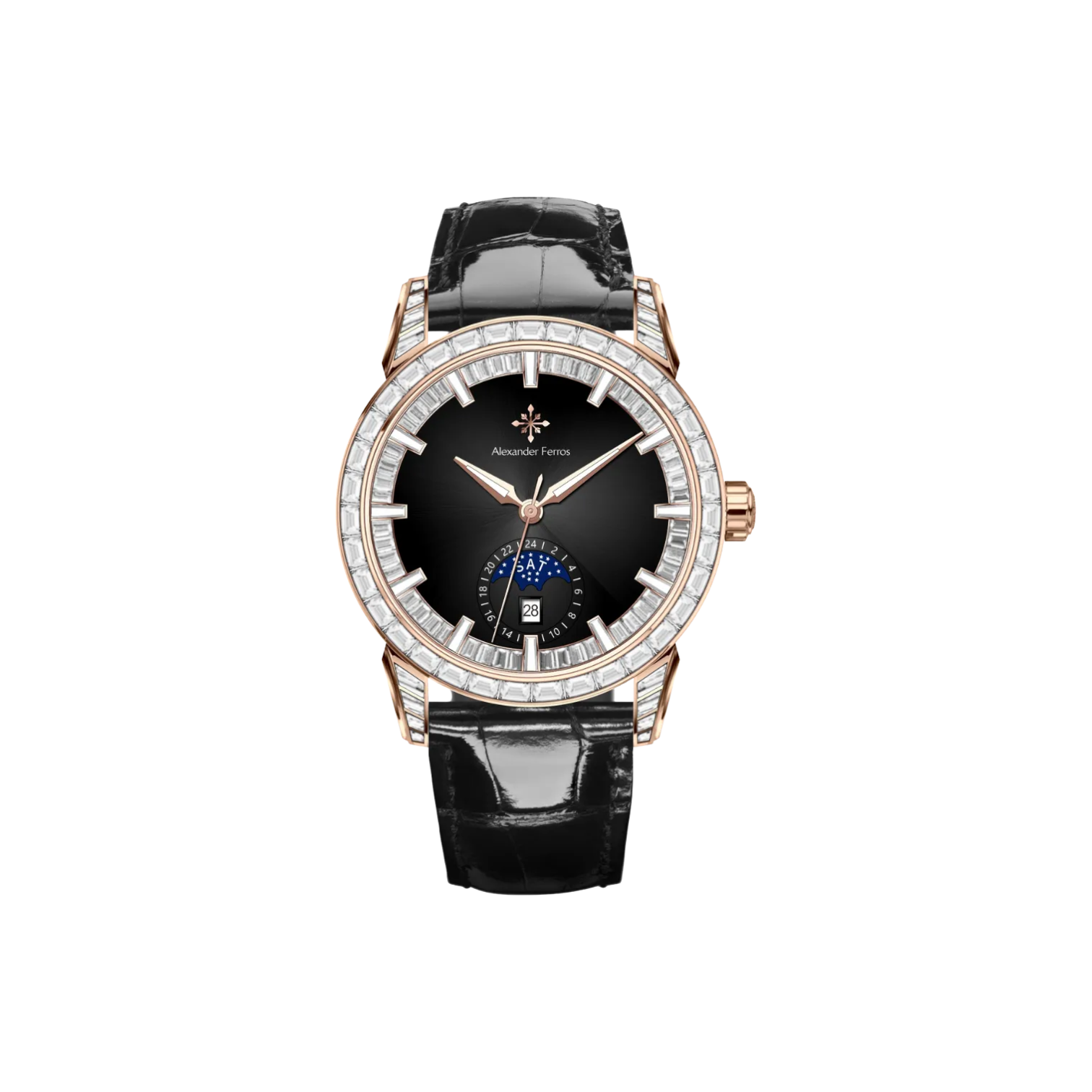 Alexander Ferros Urban Fusion 6161 အမျိုးသားသုံး စက်ပိုင်းဆိုင်ရာနာရီ