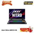 Acer Nitro AN515-58 15.6" i5 - 12500H / RAM 16GB / SSD 512GB / RTX3050 BPTA အသစ်အတိုင်း 