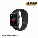 Apple Watch Series 5 44mm 4G + GPS 97% ဘက်ထရီ 81% Black Stainless Steel Case အနက်ရောင် Sport Band International Apple 