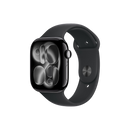 Apple Watch Series 11 GPS 42mm Original Jet Black Aluminum Case / Black Sport Band 