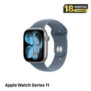 Apple Watch Series 11 GPS 46mm Original Jet Black Aluminum Case / Black Sport Band 