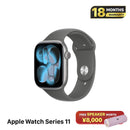 Apple Watch Series 11 GPS 46mm Original Jet Black Aluminum Case / Black Sport Band 