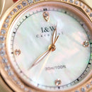 I&W Carnival IW593L အမျိုးသမီး ကွာ့ဇ်နာရီ - ကုန်ပစ္စည်းရှိသော်လည်း ဘက်ထရီကုန်သွားသောပြဿနာကြောင့် ဝှက်ထားနိုင်ပါသည်။