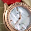 I&W Carnival IW593L အမျိုးသမီး ကွာ့ဇ်နာရီ - ကုန်ပစ္စည်းရှိသော်လည်း ဘက်ထရီကုန်သွားသောပြဿနာကြောင့် ဝှက်ထားနိုင်ပါသည်။