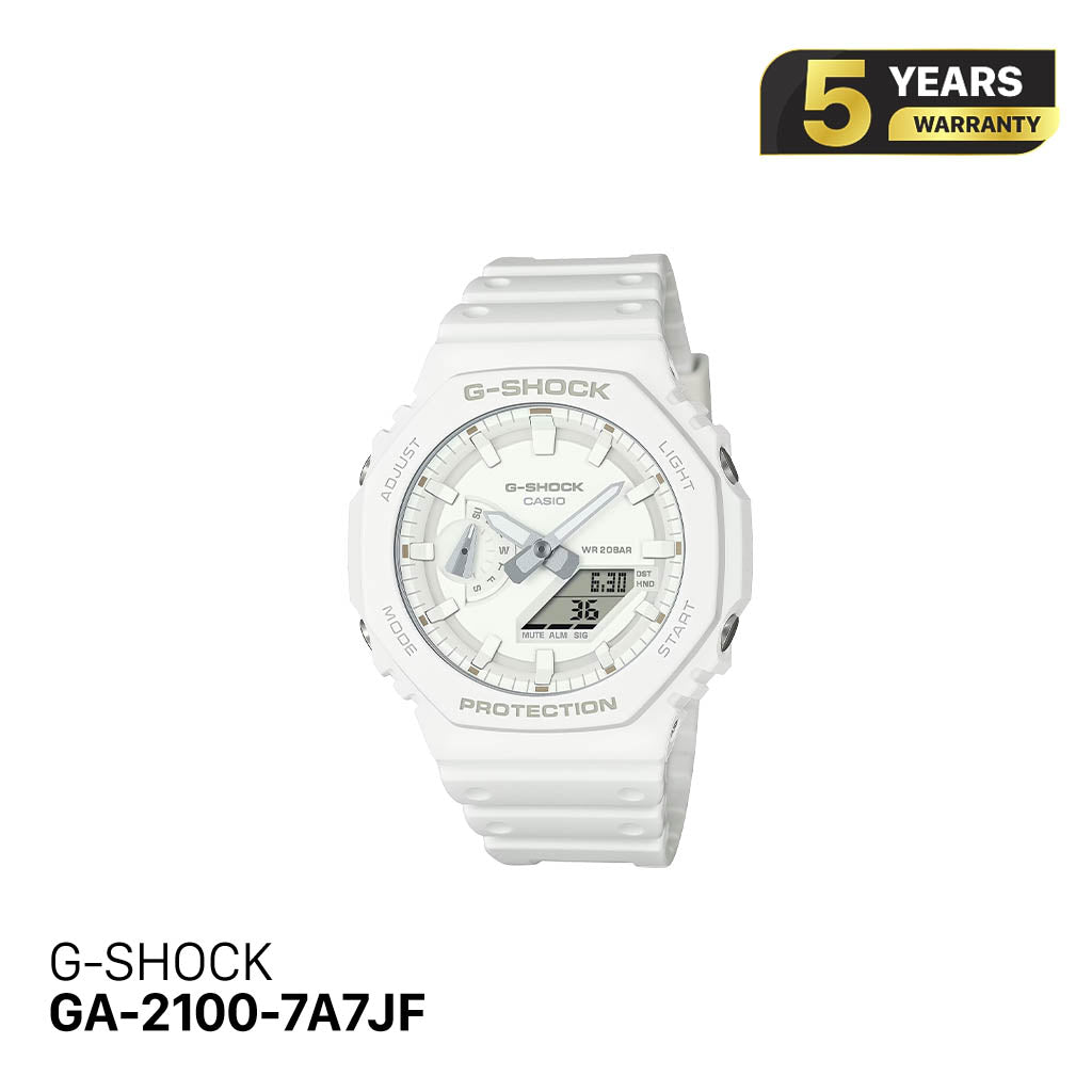 G-SHOCK 2100 စီးရီး GA-2100-7A7JF ဘက်ထရီသုံးနာရီ