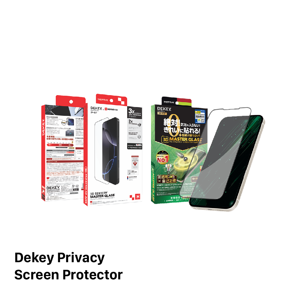 Dekey 3D Green Anti-Peeping Tempered Glass 