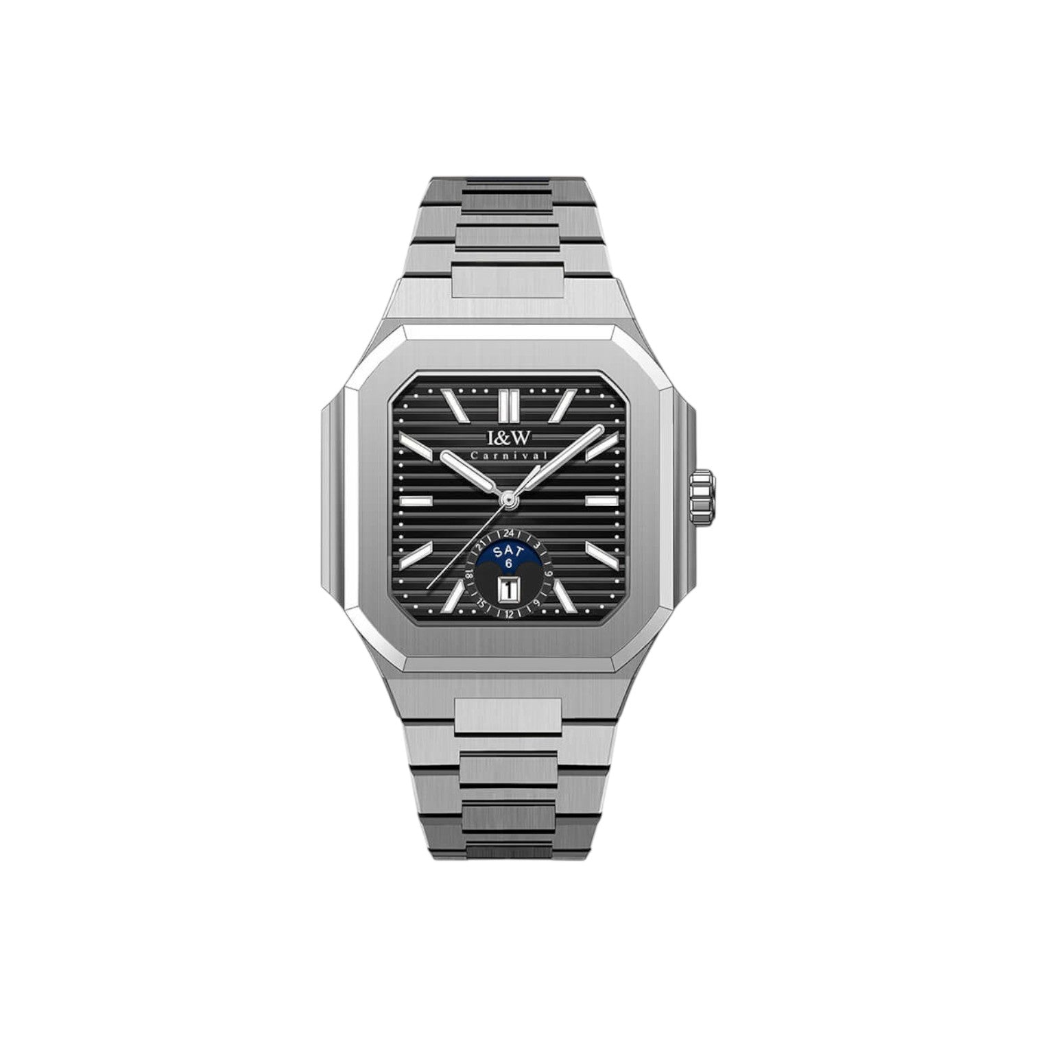 Đồng hồ cơ I&W Carnival Executive Steel IW55875 - IW55876