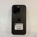 iPhone 14 Pro 128GB အနက်ရောင် 98% ဘက်ထရီ 100% နိုင်ငံတကာ AU မှ (AU ဆင်းမ်ကတ်အသုံးမပြုပါ - ဘက်ထရီကို အစားထိုးပါ၊ အနားစွန်းများပေါ်တွင် ခြစ်ရာများ၊ 3x အစက်များ) - HH1572 